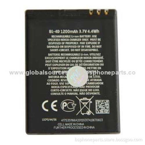 Well Tested Li-ion Battery BL-4D for Nokia, Good Quality with Good Warranty